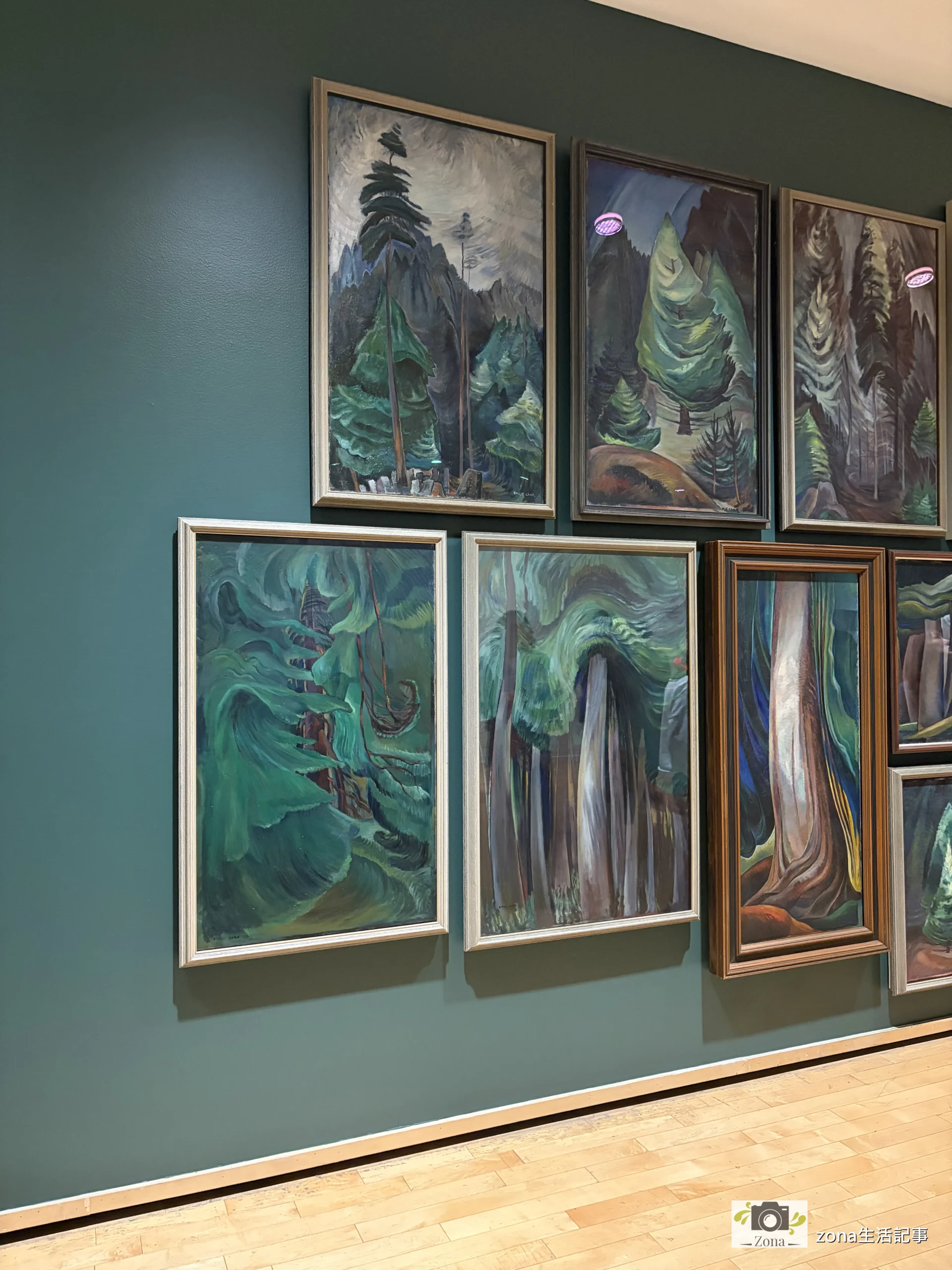 溫哥華美術館Emily Carr 畫作