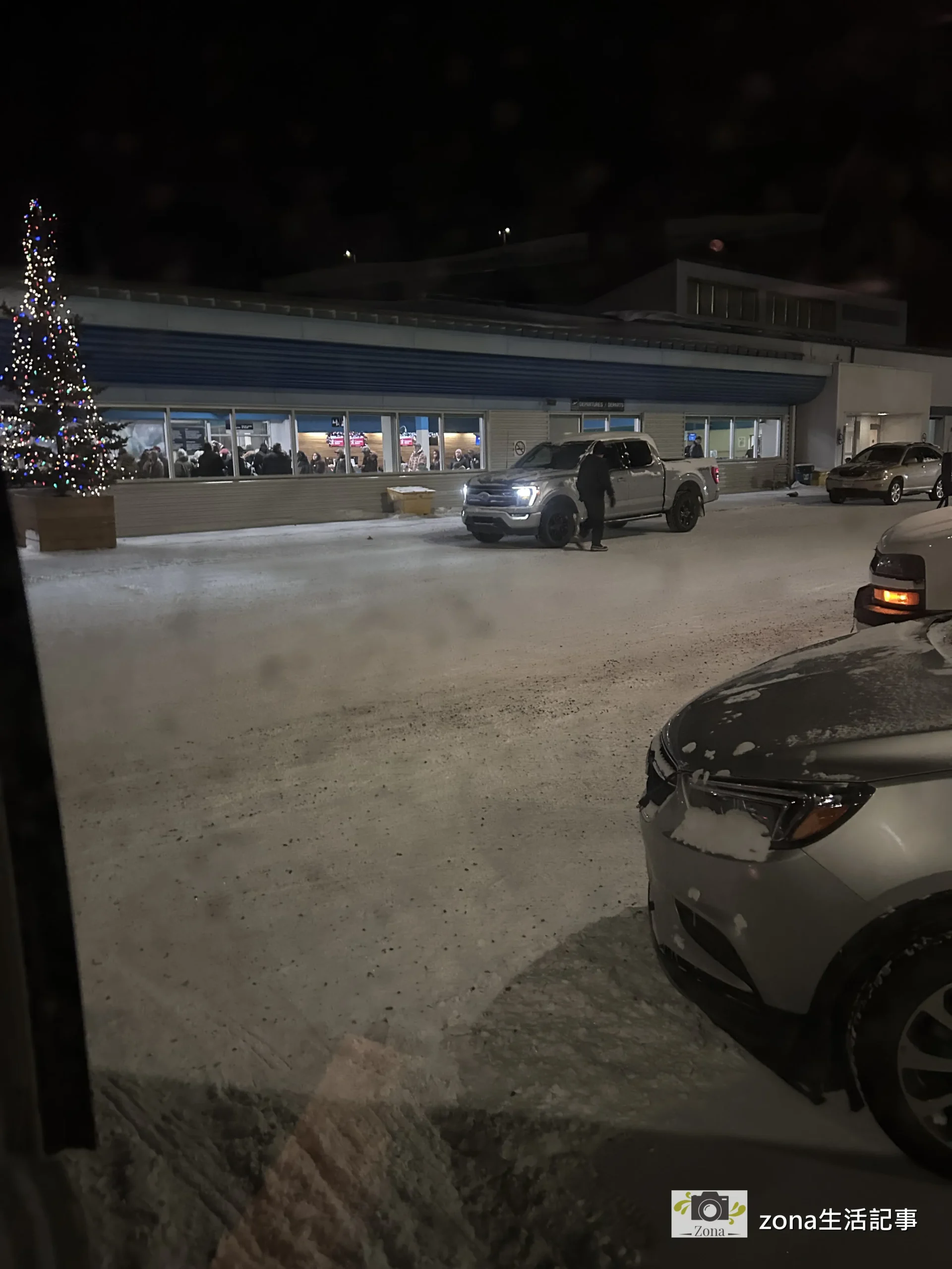 黃刀鎮機場戶外雪地